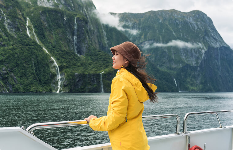 Girl with Rain Jacket