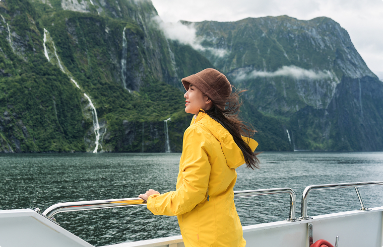 Girl with Rain Jacket
